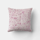 Roze Koeienhuid Print Bright Scatter Throw Cushion Kussen (Achterkant)