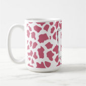 Roze koeienprint “MAMA” Koffiemok (Links)