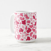 Roze Koeienprint Mok (Voorkant links)