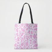 Roze Koeienprint Tote Bag (Voorkant)