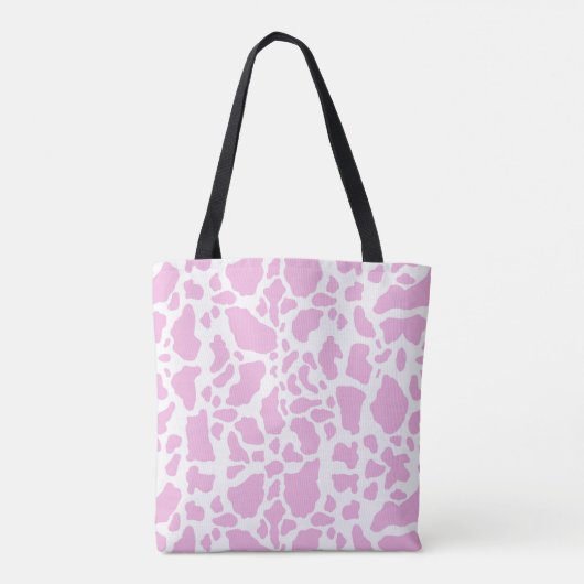 Roze Koeienprint Tote Bag (Achterkant)