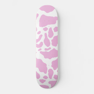 Roze Koeienvlekken Dierenprint Patroon Persoonlijk Skateboard