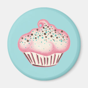 Roze koekbakkerij Kitchen Magnet