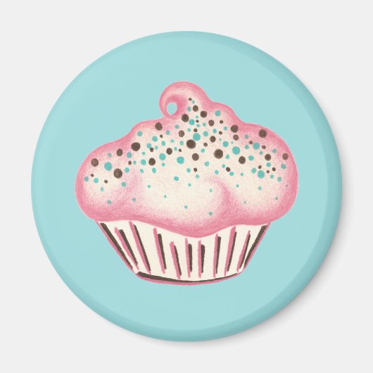 Roze koekbakkerij Kitchen Magnet (Voorkant)