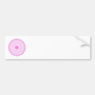 Roze koekje. bumpersticker