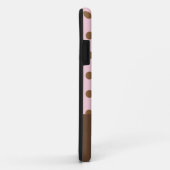 Roze koekje met roze pooldots Case-Mate iPhone case (Achterkant/rechts)