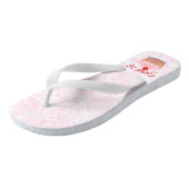 Roze koekje Sweet 16 16th Birthday Teenslippers (Schuin)