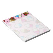  roze koekjes afdrukken notitieblok (Schuin)