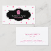 Roze koekjes bakkerij visitekaartje (Voorkant / Achterkant)