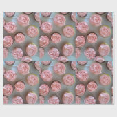 Roze koekjes cadeaupapier (Vlak)