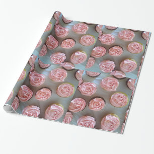 Roze koekjes cadeaupapier
