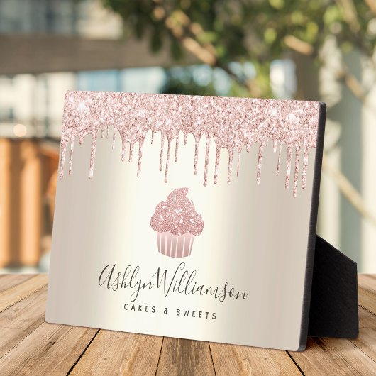 Roze koekjes Glitter Drivers Bakkerij Chef Gold Fotoplaat