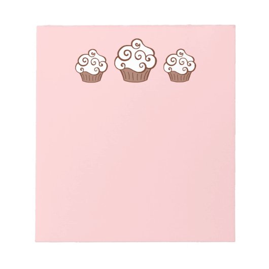 Roze koekjes keuken Notitieblok notities Gift (Voorkant)