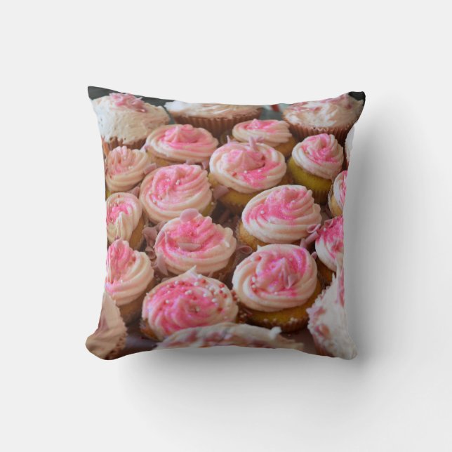 Roze koekjes kussen (Voorkant)