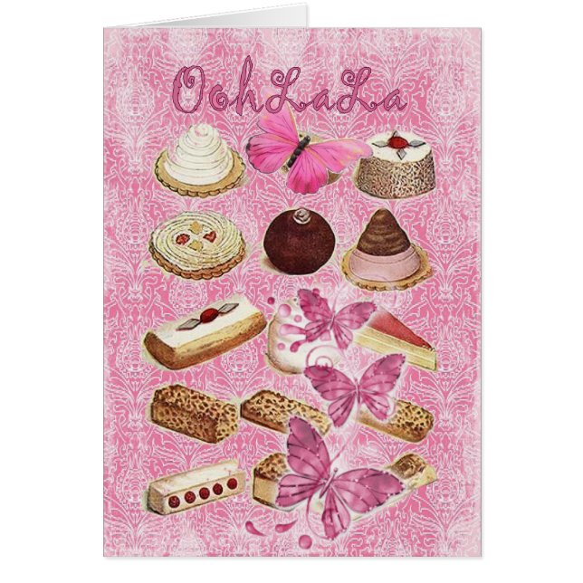roze koekjes uit de Franse gebak (Voorkant)