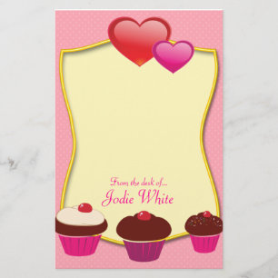 Roze koekjes - Van het bureau van.. Briefpapier