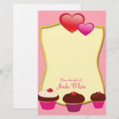 Roze koekjes - Van het bureau van.. Briefpapier (Voorkant / Achterkant)