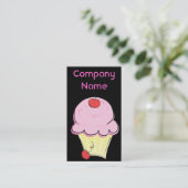 Roze koekjes Verticale Visitekaartjes (Staand voorkant)