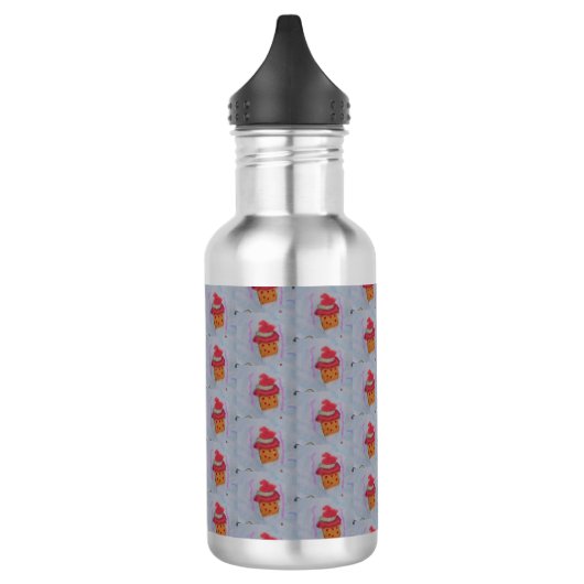 Roze koekjes Waterflesje Waterfles (Links)