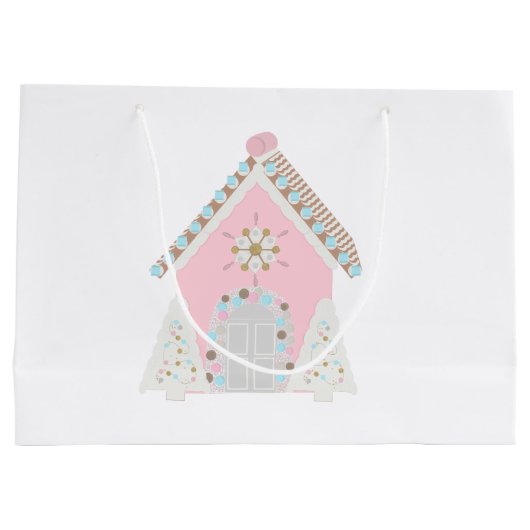 Roze koekjesdeeg groot cadeauzakje (Achterkant)