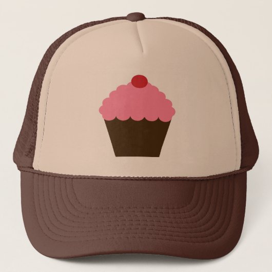 Roze koekjesliefde trucker pet (Voorkant)