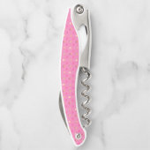 Roze koekjespatroon kurkentrekker (Achterkant)