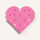 Roze koekjespatroon notitieboek (Voorkant)