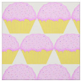 Roze koekjespatroon stof (Swatch)