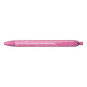 Roze koekjespatroon zwarte inkt pen (Achterkant)
