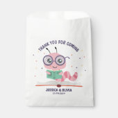 Roze koekjesthema bedankzakje (Voorkant)