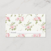 Roze Koets Luier Raffle Kaart (Achterkant)