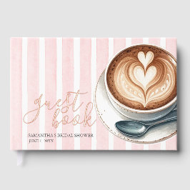 Roze Koffie Bruidsuitje Gastenboek