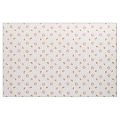 Roze koffie en donuts stof (Fat Quarter)
