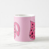 Roze koffie koffiemok (Center)