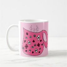 Roze koffie