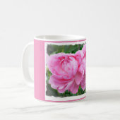 Roze koffie-Mok met foto van roze pony's Koffiemok (Voorkant links)