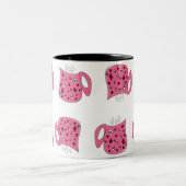 Roze koffie tweekleurige koffiemok (Center)