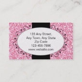 Roze koffiebakkerij visitekaartje (Achterkant)