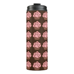 Roze koffiedop thermosbeker