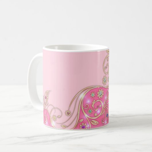 Roze Koffiemok (Voorkant links)