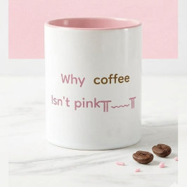 Roze koffiemok mok