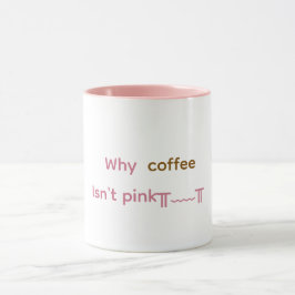 Roze koffiemok mok