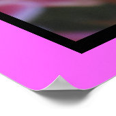 Roze kogelventilator poster (Hoek)