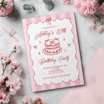 Roze Kokette Gestreepte Vintage Handgetekende Verj
