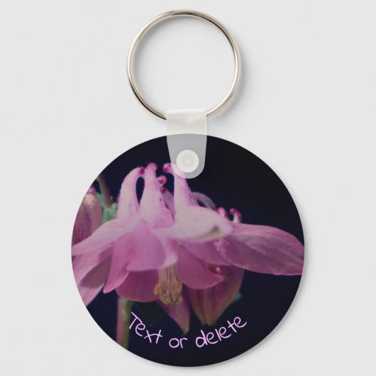 Roze Kolomventilator op maat Sleutelhanger (Achterkant)