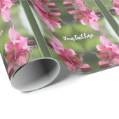 Roze Kolomventilator Sluiten Aangepast Cadeaupapier (Rol Hoek)