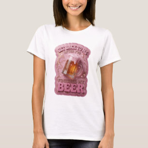 Roze KOM NAAR ME TOE NADAT IK MIJN BIJGEFINST HEB T-shirt