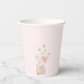 Roze Konijn Eerste Verjaardagsfeestje Beker | Gepe (Voorkant)