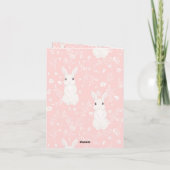 Roze konijn meisje (Achterkant)