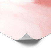 Roze Konijn Pastel Super Schattig harten Bruine Og Poster (Hoek)